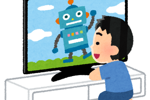 テレビで視力低下