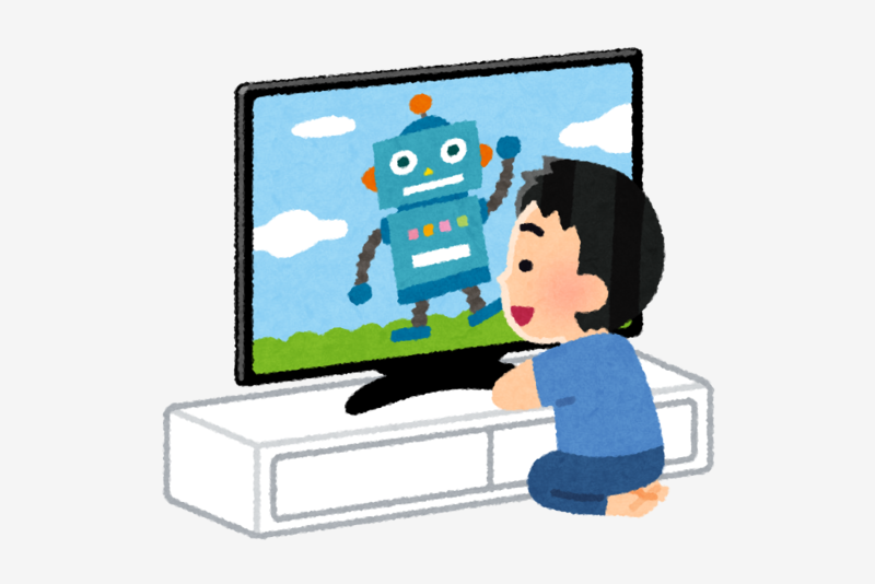 テレビで視力低下